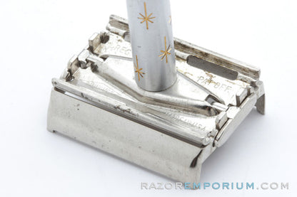 1965 Gillette Champagne Star Lady Gillette DE Safety Razor - K1