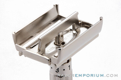 1961 Gillette $1.95 Fatboy Adjustable DE Safety Razor G2 | Rhodium Revamp