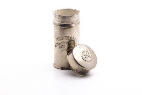 Vintage Colgate Soap Stick Travel Canister