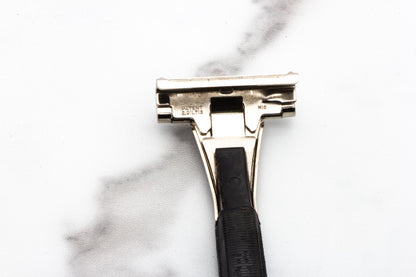 1960's Schick Injector Razor w/ Black Handle | Original Condition