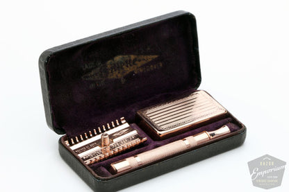 Gillette 1930s Long Comb NEW Double Edge Set | RoseGold Revamp