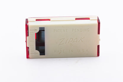 Personna Precision Double Edge Razor Blades In Transparent Red Dispenser | New Old Stock