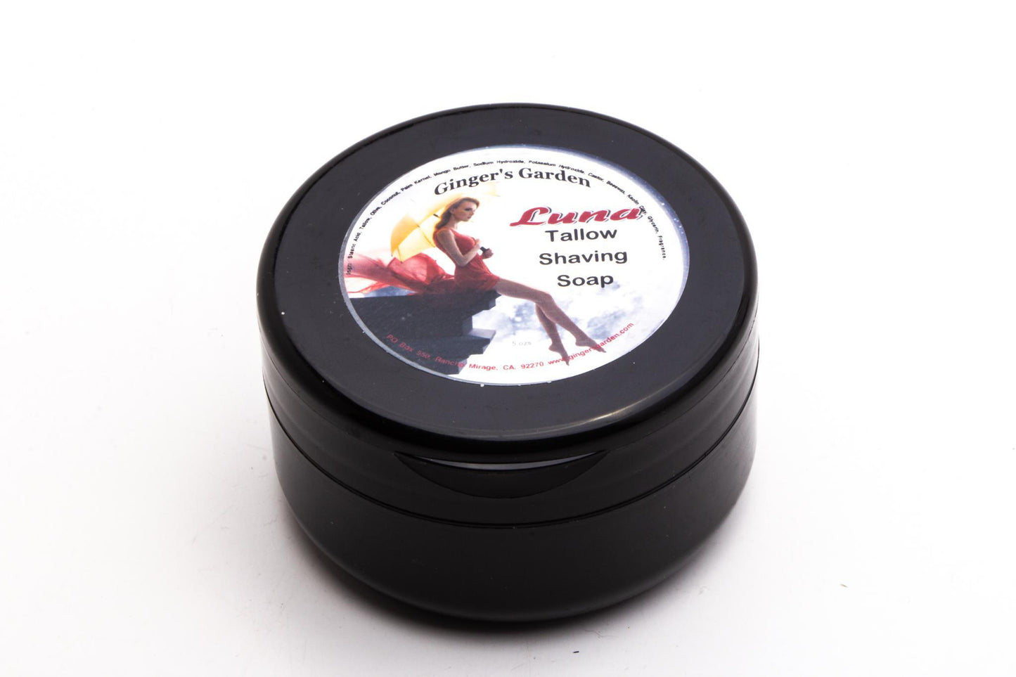Ginger's Garden | Luna Tallow Shaving Soap