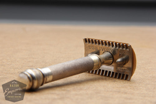 Gillette 1910's Ball End Old Type DE Safety Razor
