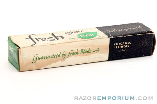 Fresh Injector Single Edge  Hollow Ground(20) - New Old Stock (NOS) Razor Blades