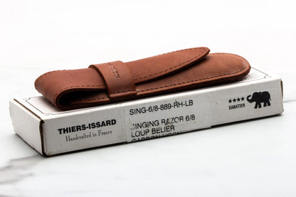 6/8 Restored Thiers Issard Loup Belier Carbon Horn Straight Razor