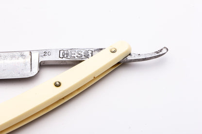5/8" No. 20 "Hess" Hair Milk Lab Inc. Vintage Restored Straight Razor | Solingen Germany