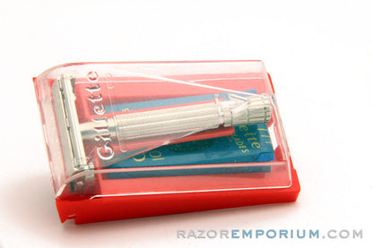 1958 Gillette TV Super Speed Razor Set in Original Red Case D1