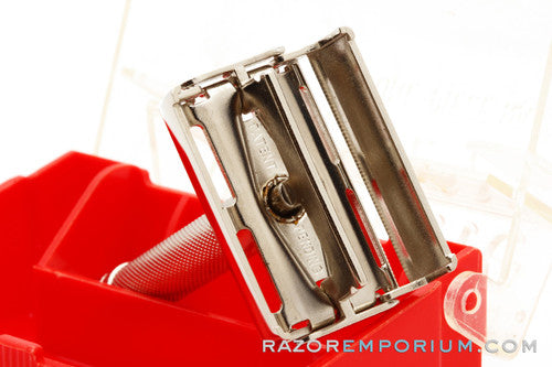 1947-51 Gillette Super Speed Rocket TTO Double Edge Safety Razor with Styrene Case