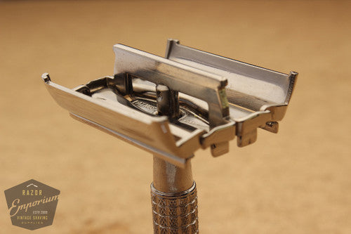 Gillette 1954 Z3 Super Speed DE Safety Razor * Nickel REVAMPED