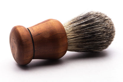 Vintage Restored Best Badger Wooden Handle Shave Brush