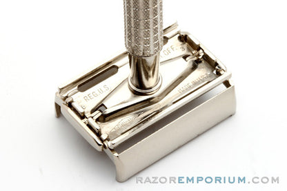 1956 B3 Gillette Regular Flare Tip DE Super Speed Set w/ Case & Blade Bank