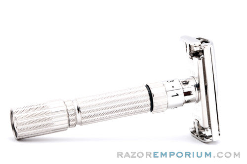 1961 Gillette TTO Fatboy $1.95 Adjustable DE Safety Razor G2 | Rhodium Revamp