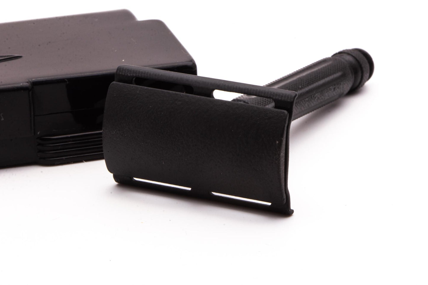 1940's Gillette WWII Tech Safety Razor w/ Black Handle & Case| Original Condition