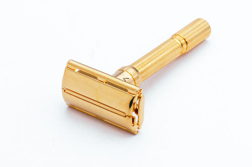 1967 M4 Gillette Slim Adjustable Safety Razor | 24K Gold Revamp