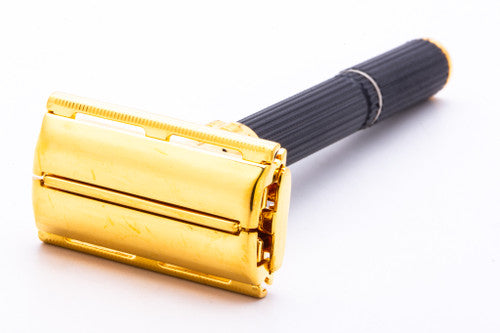 1971 R3 Gillette Super Adjustable 109mm Double Edge Safety Razor | 24K Gold Revamp