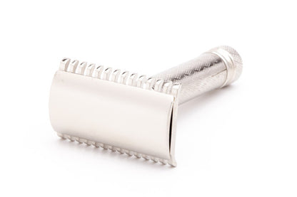 1921 Gillette New Improved Tuckaway DE Safety Razor |  Factory Nickel Revamp