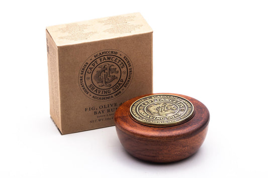 Captain Fawcett's | Scapicchio Fig, Olive & Bay Rum Shaving Soap