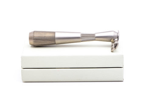 The Twig Single Blade Razor LEAF Chrome with Blades | Used