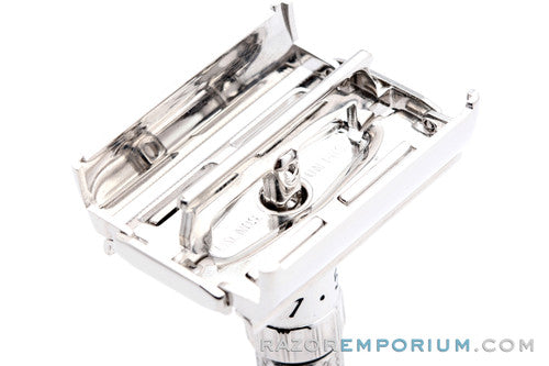 1961 Gillette TTO Fatboy $1.95 Adjustable DE Safety Razor G2 | Rhodium Revamp