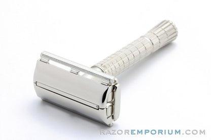 1960 Gillette Flair Tip DE Super Speed Safety Razor A3 Factory Nickel Revamp