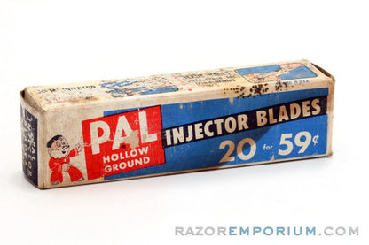 Pal Injector Single Edge (20) - New Old Stock (NOS) Razor Blades
