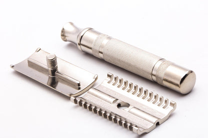 1930s Gillette 'NEW' Long Comb Common Bar Double Edge Safety Razor Set | Original Condition