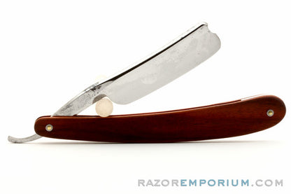 6/8" Wade & Butcher "Celebrated Fine India Steel Razor" Straight Razor w/ Cocobello Wood Scale | Sheffield, England