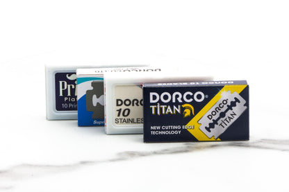 Double Edge Safety Razor Blade Sample Pack | Dorco