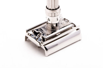 1966 L3 Gillette  Slim Adjustable Safety Razor | Rhodium Revamp