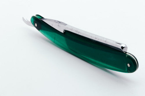 7/8" Filarmonica Doble Temple #14 Straight Razor w/ Green Scales | Spain