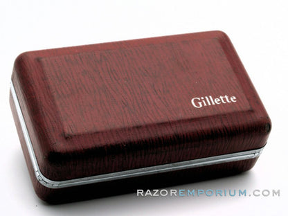 1950's Gillette No. 58 DE Safety Razor w/ Red Case & Blades | Made in England