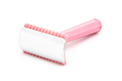 Pink Two Piece Double Edge Razor