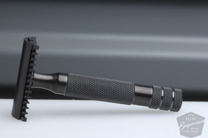 Ikon Deluxe Open Comb Black Razor Head Only