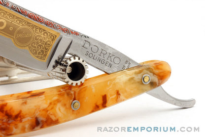 5/8" Dorko #105 Vintage Round Point Straight Razor