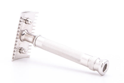 1917 Gillette Fluted Tip Old Type Aristocrat | Rhodium Revamp