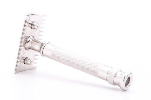 1917 Gillette Fluted Tip Old Type Aristocrat | Rhodium Revamp