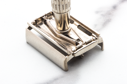 1958 D1 Gillette Heavy Red Tip Super Speed Safety Razor | Original Condition