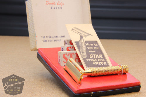 Star Double Edge Safety Razor Model 100 USA in Cardboard Box – Razor ...