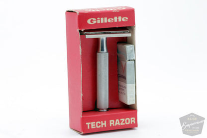 1965-73 Gillette Ball End Tech DE Safety Razor