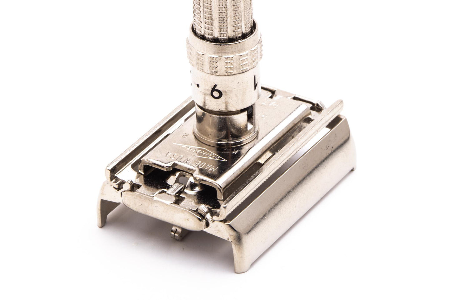 1965 K2 Gillette Slim Adjustable Double Edge Safety Razor  | Original Condition