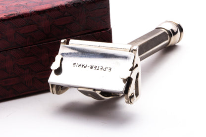 E.Peter-Paris L'essor Single Edge Safety Razor Set | Original Condition