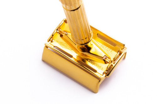 1950's Gillette Aristocrat Double Edge Razor | 24K Gold Revamp