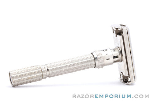 1966 Gillette Slim Adjustable DE Safety Razor L1