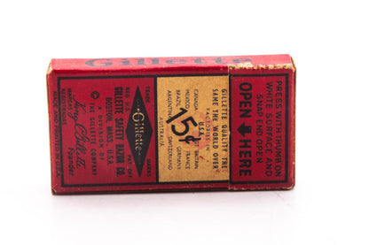 Vintage Gillette Thin Blades | 4 Count