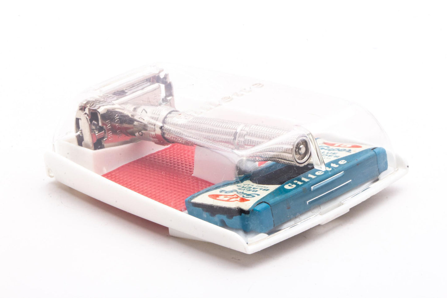 1965 K4 Gillette Slim Adjustable Safety Razor Set | Original Condition