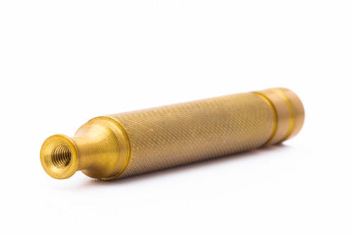 Universal Threaded Brass Double Edge Razor Handle - Pre-owned