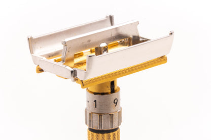 1961 G1 Gillette $1.95 Fatboy Double Edge Safety Razor | Custom Two-Toned Revamp