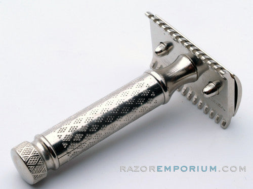 1930's Gillette NEW Deluxe Norfolk Tuckaway DE Safety Razor Set