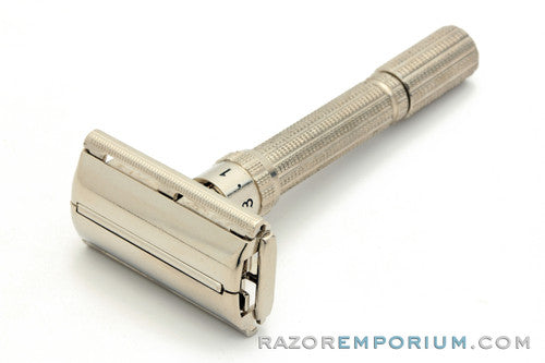 1962 Gillette Slim Adjustable Double Edge Safety Razor H4